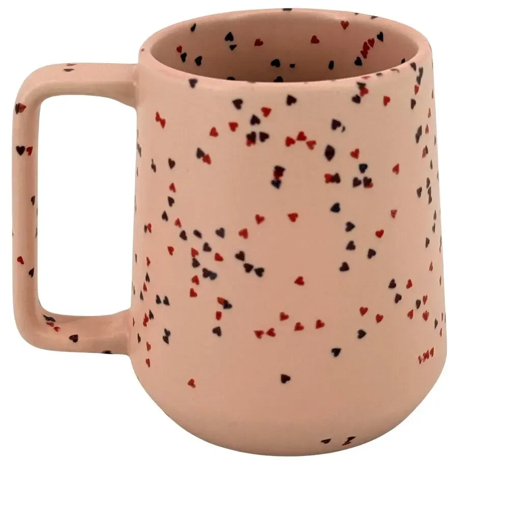 Starbucks Valentines Day 2019 Pink Hearts Cofetti Coffee Mug Cup 14oz